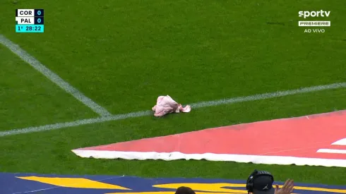 Cabeça de porto em Corinthians x Palmeiras gerou prisão e punição – Foto: Reprodução/SporTV.