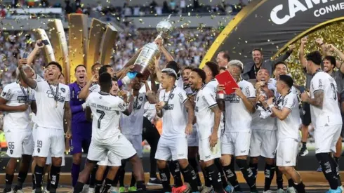 Botafogo comemorando o título da Copa Libertadores – Foto: Vitor Silva/Botafogo