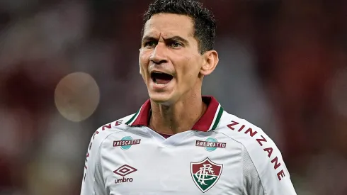 Paulo Henrique Ganso, meia do Fluminense, em ação pelo clube – Foto: Thiago Ribeiro/AGIF.