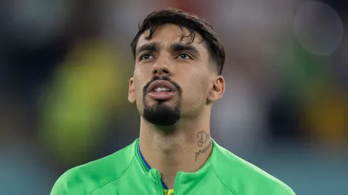 Lucas Paqueta ex-jogador do Flamengo durante partida da Seleção Brasileira contra o Suiça. Foto: Pedro Martins/AGIF