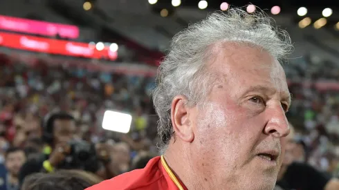 Zico jogador do time Vermelho durante partida contra o time branco no estadio Maracana pelo Jogo das Estrelas – Zico All Star Game 2024 Foto: Thiago Ribeiro/AGIF