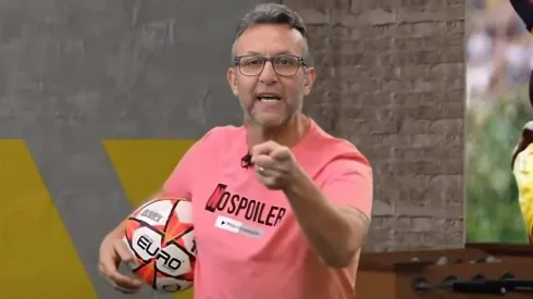 Neto durante programa 'Os Donos da Bola' – Foto: Reprodução/Band.