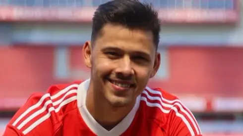 óscar Romero foi apresentado no Inter (Foto: Reprodução/Internacional)