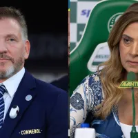 Presidente da Conmebol liga para Leila Pereira e promete punir Cerro Porteño após racismo contra Palmeiras