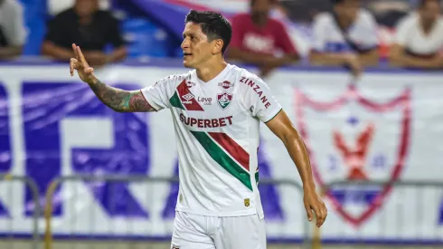 Germán Cano vibrando pelo Fluminense – Foto: Fernando Torres/AGIF