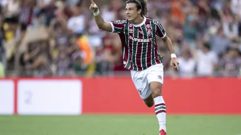 Canobbio comemorando gol no Fluminense. Foto: Jorge Rodrigues/AGIF