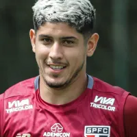 Alan Franco reage à preocupação no São Paulo após trauma e treina no São Paulo