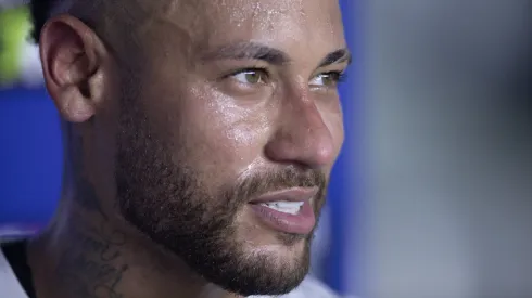 Neymar em ação pelo Peixe no Paulistão