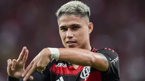 Luiz Araujo jogador do Flamengo durante partida contra o Vasco. Foto: Thiago Ribeiro/AGIF