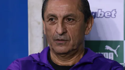 Ramón Díaz durante partida entre Palmeiras e Corinthians, pela final do Campeonato Paulista, no Allianz Parque.