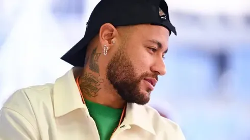 Neymar durante o Grand Prix de Bahrain de F-1, em 2024. Foto: Rudy Carezzevoli