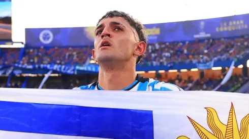ASUNCION, PARAGUAY – NOVEMBER 23: Gastón Martirena of Racing Club celebrates after winning the Copa CONMEBOL Sudamericana 2024 Final between Racing Gastón Martirena, lateral-direitor do Racing-ARG – Foto: Buda Mendes/Getty Images
