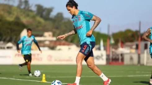 Pedro se recuperando de lesão no Flamengo – Foto: Gilvan de Souza/Flamengo