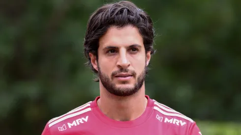 Hudson durante treino do Sao Paulo no CT Barra Funda – Foto: Marcello Zambrana/AGIF