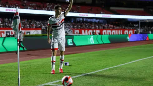 Oscar jogador do São Paulo durante partida contra o Guarani no estádio Morumbi pelo campeonato Paulista 2025. Foto: Marco Miatelo/AGIF