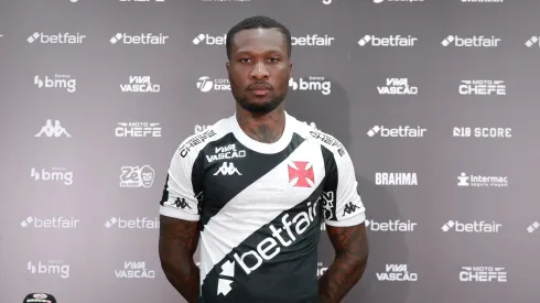 Loide Augusto foi apresentado pelo Vasco. Foto: Matheus Lima/Vasco da Gama