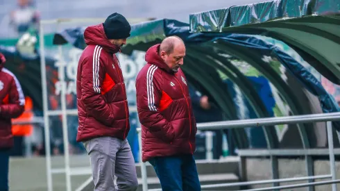 Alessandro Barcellos presidente do Internacional durante partida contra o Juventude no estadio Alfredo Jaconi pelo campeonato Copa Do Brasil 2024. Foto: Giancarlo Santorum/AGIF