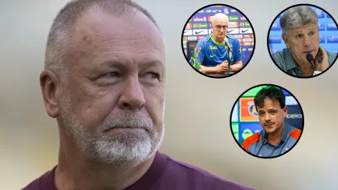 Mano, Dorival, Renato e Diniz. Fotos: Jorge Rodrigues, Jhony Pinho, Giovani Baccin e Fernando Moreno/AGIF