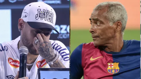 Para Romário, o melhor cenário é Neymar sair do Brasil e jogar nos Estados Unidos – Fotos: Reinaldo Campos e Robson Mafra/AGIF