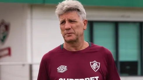 Renato Gaúcho durante treinamento do Fluminense neste sábado