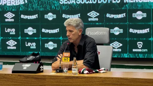Renato Gaúcho durante apresentação no Fluminense – Foto: Reprodução/Fluminense