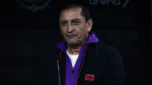 Ramón Díaz técnico do Corinthians durante partida contra o Vasco no estádio Arena Corinthians pelo campeonato Brasileiro A 2025.
