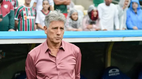 Renato Gaúcho técnico do Fluminense durante partida contra o Bragantino no estádio Maracanã pelo campeonato Brasileiro A 2025. Foto: Thiago Ribeiro/AGIF