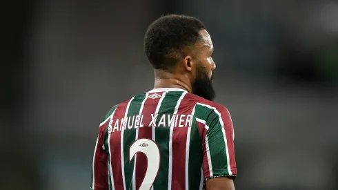 Samuel Xavier jogador do Fluminense durante partida contra o Boavista no estadio Maracana pelo campeonato Carioca 2025. Foto: Thiago Ribeiro/AGIF