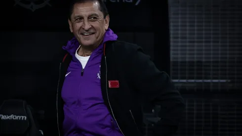 SP – SAO PAULO – 05/04/2025 – BRASILEIRO A 2025, CORINTHIANS X VASCO – Ramon Diaz tecnico do Corinthians durante partida contra o Vasco no estadio Arena Corinthians pelo campeonato Brasileiro A 2025. Foto: Fabio Giannelli/AGIF