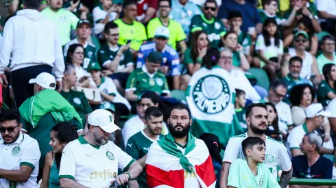 SP – CAMPINAS – 28/09/2024 – BRASILEIRO A 2024, PALMEIRAS X ATLETICO-MG – Torcida durante partida entre Palmeiras e Atletico-MG no estadio Brinco de Ouro pelo campeonato Brasileiro A 2024. Foto: Marco Miatelo/AGIF