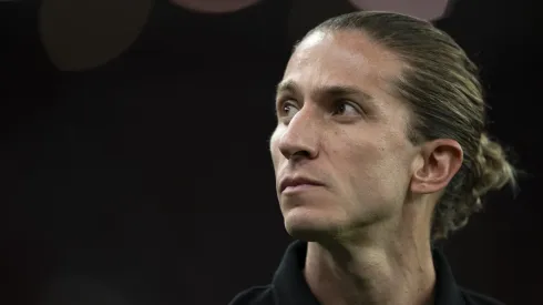 RJ – RIO DE JANEIRO – 09/04/2025 – COPA LIBERTADORES 2025, FLAMENGO X CORDOBA – Filipe Luis tecnico do Flamengo durante partida contra o Cordoba no estadio Maracana pelo campeonato Copa Libertadores 2025. Foto: Jorge Rodrigues/AGIF