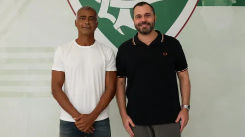 Romário, do America, e Mário Bittencourt, do Fluminense, fecharam parceria. Foto: Marcelo Gonçalves/Fluminense.