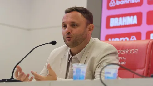 André Mazzuco, Executivo de Futebol do Internacional, acredita no trabalho de Roger Machado. Foto: Ricardo Duarte/Internacional.