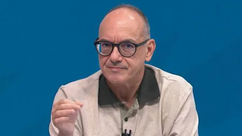 Lédio Carmona participou da transmissão de Vasco x Sport, no SporTV – Foto: Reprodução/SporTV