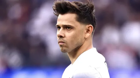 Ángel Romero jogador do Corinthians durante partida contra o Velo Clube no estádio Arena Corinthians pelo campeonato Paulista 2025.