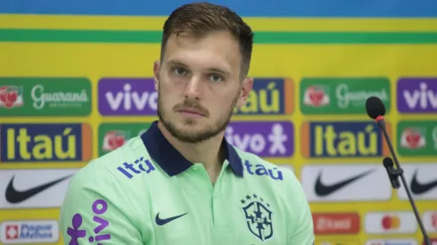 Lucas Perri jogador do Seleção Brasileira durante treino no estadio Mangueirao. Foto: Fernando Torres/AGIF