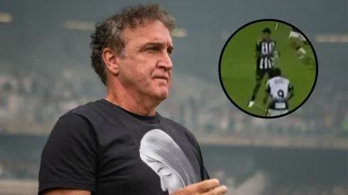 Cuca, técnico do Atlético-MG – Fotos: Fernando Moreno/AGIF e Reprodução