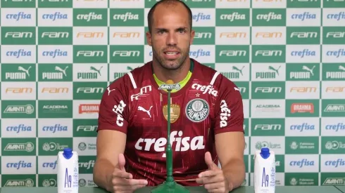 Marcelo Lomba é reserva de Weverton do Palmeiras e interessa ao Fluminense – Foto: César Greco/ Palmeiras