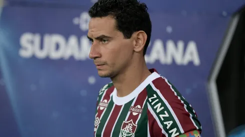 RJ – RIO DE JANEIRO – 10/04/2025 – COPA SUL-AMERICANA 2025, FLUMINENSE X SAN JOSE – Ganso jogador do Fluminense durante partida contra o San Jose no estadio Maracana pelo campeonato Copa Sul-americana 2025. Foto: Thiago Ribeiro/AGIF