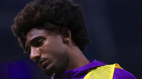 Talles Magno jogador do Corinthians durante partida contra o Fluminense no estádio Arena Corinthians pelo campeonato Brasileiro A 2025. Foto: Marcello Zambrana/AGIF