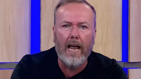 Baldasso fazendo suas análises – Foto: Reprodução/Band