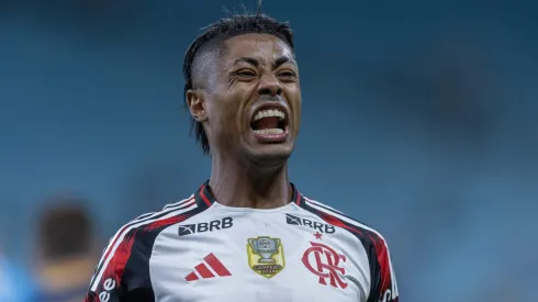 Bruno Henrique jogador do Flamengo durante partida contra o Grêmio – Foto: Liamara Polli/AGIF