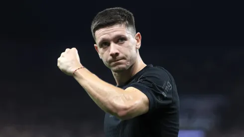 Garro marcou um dos gols do Corinthians no último duelo contra o Racing. Foto: Marcello Zambrana/AGIF