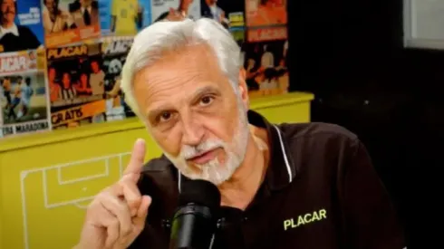 Sormani comentando na Placar TV – Foto: Reprodução/YouTube/Placar.