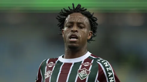 Keno, jogador do Fluminense, durante partida contra a Aparecidense, pela Copa Betano do Brasil. Foto: Jorge Rodrigues/AGIF.