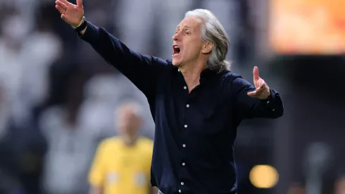 RIYADH, SAUDI ARABIA – APRIL 21: Jorge Jesus, Head Coach of Al Hilal, reacts during the Saudi Pro League match between Al Hilal and Al Shabab at Kingdom Arena on April 21, 2025 in Riyadh, Saudi Arabia. (Photo by Abdullah Ahmed/Getty Images)