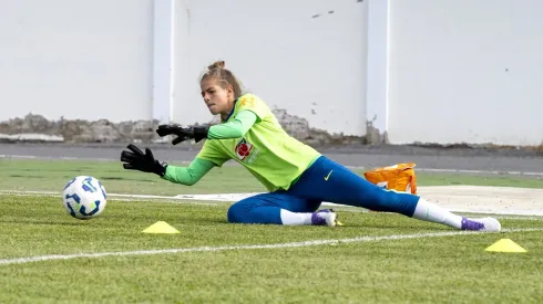Goleira Sub-17. Foto: Nelson Terme/CBF