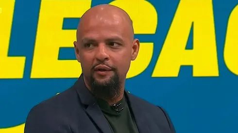Felipe Melo exaltou as qualidades de Pedro, do Flamengo – Foto: Reprodução/Globo.