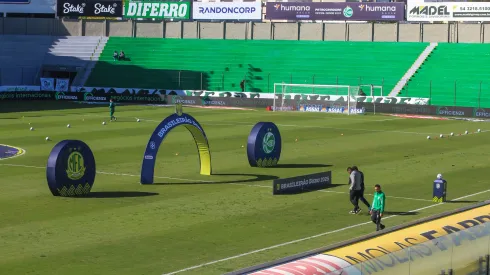 Vista geral do estádio Alfredo Jaconi para partida entre Juventude e Mirassol pelo campeonato Brasileiro A 2025. Foto: Luiz Erbes/AGIF