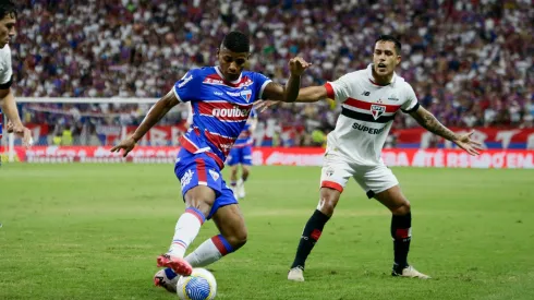 CE – FORTALEZA – 27/07/2024 – BRASILEIRO A 2024, FORTALEZA X SAO PAULO – Hercules jogador do Fortaleza durante partida contra o Sao Paulo no estadio Arena Castelao pelo campeonato Brasileiro A 2024. Foto: Baggio Rodrigues/AGIF